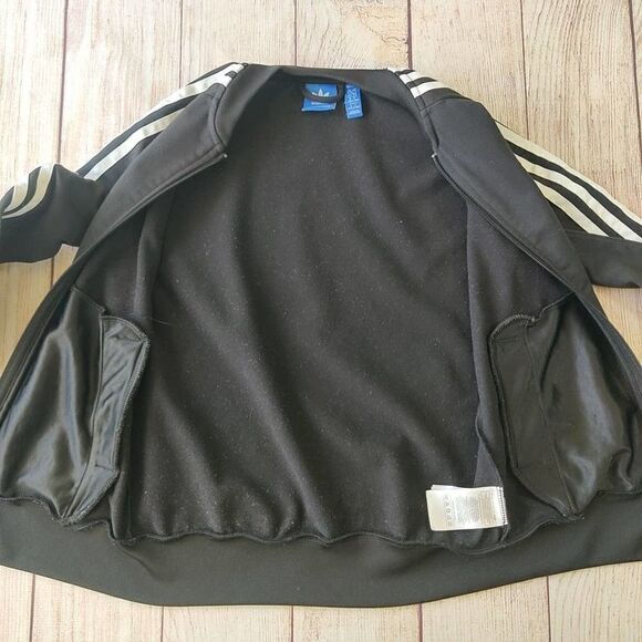 Boys Adidas 3-stripe zip front training jacket sz S - Picture 6 of 11